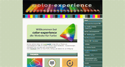 Desktop Screenshot of color-experience.de